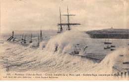 PORTRIEUX - Grande Tempête Du 27 Mars 1906 - Goëlette Saga - état - Andere & Zonder Classificatie