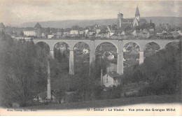 SEMUR - Le Viaduc - Vue Prise Des Granges Millot - Très Bon état - Semur