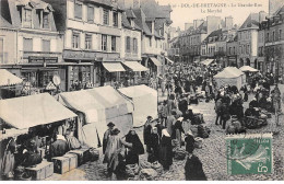 DOL DE BRETAGNE - La Grande Rue - Le Marché - Très Bon état - Dol De Bretagne