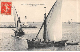 SETE - CETTE - Pêcheurs Rentrant Au Port - La Tourette - Très Bon état - Sete (Cette)