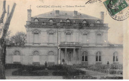 CADAUJAC - Château Plombard - Très Bon état - Autres & Non Classés
