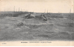 ARCACHON - Un Jour De Tempête - Très Bon état - Arcachon