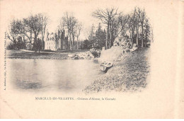 MARCILLY EN VILLETTE - Château D'Alosse - La Cascade - A. Audinet - Très Bon état - Andere & Zonder Classificatie