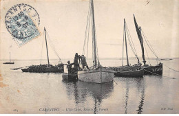 CARANTEC - L'Ile Calot - Récolte Du Varech - Très Bon état - Carantec