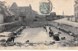 SAINT POL DE LEON - PEMPOUL - Le Lavoir Et La Route De La Grève - Très Bon état - Saint-Pol-de-Léon