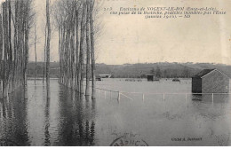 Environs De NOGENT LE ROI - Vue Prise De La Bretèche, Prairies Inondées Par L'Eure - Janvier 1910 - Très Bon état - Altri & Non Classificati