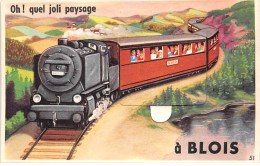 BLOIS - Train - Carte Système - Très Bon état - Blois
