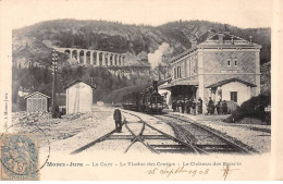 MOREZ - La Gare - Le Viaduc Des Crottes - Le Château Des Essarts - Très Bon état - Morez
