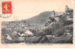 CREMIEU - Les Tours Du Château - état - Crémieu