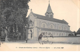 PONT DE CHERUY - Place De L'Eglise - Très Bon état - Pont-de-Chéruy