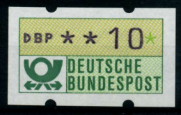 BRD ATM 1981 Nr 1-1-010 Postfrisch S4AF93A - Machine Labels [ATM]