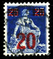 SCHWEIZ 1921 Nr 161 Zentrisch Gestempelt X29DDF2 - Used Stamps