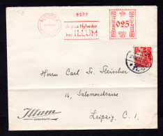 Perfins - Lochung - Perforé - AC - ILLUM - Kobenhavn 1933 - Danemark - Danmark - Meter Stamp - Perfin