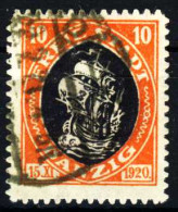 DANZIG 1921 Nr 54 Gestempelt X37D496 - Oblitérés