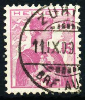 SCHWEIZ 1909 Nr 116 Zentrisch Gestempelt X4C629A - Gebruikt