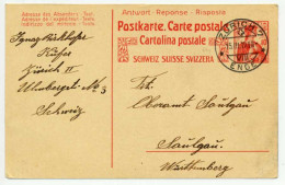 SCHWEIZ Nr P71A GEBRAUCHT POSTKARTE X6B6B56 - Stamped Stationery