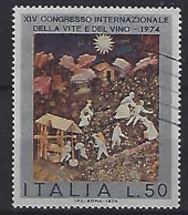 Italy 1974  Internationaler Weinkongress  (o) Mi.1464 - 1971-80: Used