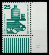 BERLIN DS UNFALLV Nr 405 Postfrisch ECKE-URE X702E4E - Unused Stamps