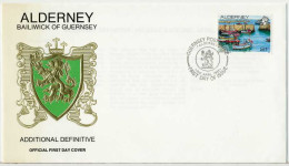 ALDERNEY Nr 48 BRIEF FDC X7CE1F6 - Alderney