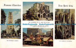 R064167 Famous Churches. New York City. Multi View. Alfred Mainzer - World