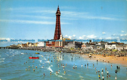 R064169 Golden Beach And Tower. Blackpool. John Hinde. 1967 - World