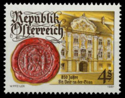 ÖSTERREICH 1981 Nr 1675 Postfrisch S59E8E6 - Unused Stamps