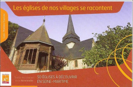 (76). SM. Vatierville Carte De Mgr L'archeveque De Rouen. Eglise & Les Eglises De Nos Villages - Autres & Non Classés