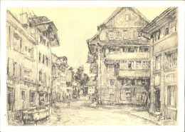 11627175 Zofingen Gerbergasse Kuenstlerkarte Zofingen - Autres & Non Classés