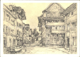 11627156 Zofingen Gerbergasse Kuenstlerkarte Zofingen - Altri & Non Classificati