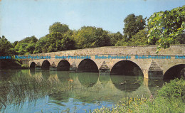 R064212 River Stour And Bridge. Blandford Forum. W. Skipper. 1963 - World