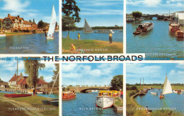 R064215 The Norfolk Broads. Multi View. Salmon. 1971 - World