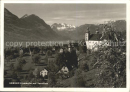 11627091 Kirchhofen OW Mit Sarnersee Und Kirche Sarnen - Sonstige & Ohne Zuordnung