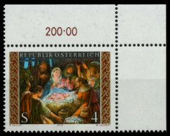 ÖSTERREICH 1979 Nr 1630 Postfrisch ECKE-ORE X80993E - Unused Stamps