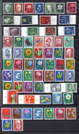 Timbres SUISSE Petite Collection Pro Juventute 1945 - 1963, MNH, Neuf **; Lot 60002 - Ungebraucht