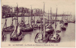 (76). SM. Le Treport. 204 Flottille Pecheurs Entree Du Port & 90 Pecheurs Repro La Bistouille & 154 - Le Treport