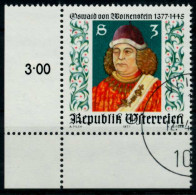 ÖSTERREICH 1977 Nr 1541 Gestempelt ECKE-ULI X809CC2 - Used Stamps