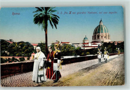 12054908 - Paepste Roma - Pio X Nei Giardini Vaticani, - Autres & Non Classés