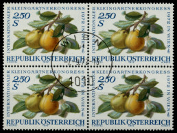 ÖSTERREICH 1971 Nr 1374 Zentrisch Gestempelt VIERERBLOCK X81CEC2 - Used Stamps