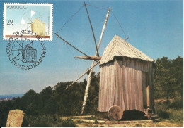 30853 - Carte Maximum - Portugal - Moulin - Windmill - Moinho De Vento Giratorio De Ansião - Tarjetas – Máximo