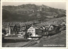 11626824 Amden SG Ortsansicht Mit Kurhaus Bergruh Mit Mattstock Amden SG - Autres & Non Classés