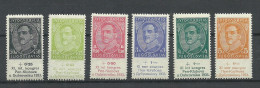 JUGOSLAVIA Jugoslawien 1933 Michel 249 - 254 PEN-Clubs MNH/MH (1,50 & 5 Din. Are MH/*), All Others MNH - Nuevos