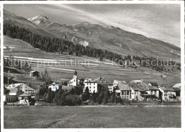 11626755 Madulain Ortsansicht Mit Kirche Engadin Madulain - Other & Unclassified