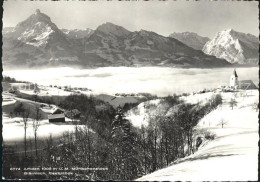 11626663 Amden SG Panorama Mit Muertschenstock Glaernisch Rautistock Nebelmeer B - Andere & Zonder Classificatie