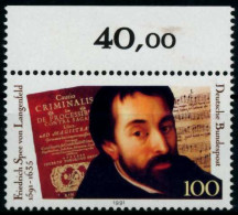 BRD 1991 Nr 1503 Postfrisch ORA X84B566 - Unused Stamps
