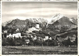 11626639 Sargans Ortsansicht Mit Schloss Und Falknis Raetikon Sargans - Andere & Zonder Classificatie