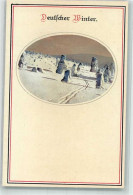 39827308 - Deutscher Winter Landschaft Schwarz-Weiss-Rot Serie 246 Nr.3930 - Otros & Sin Clasificación