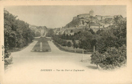 LOURDES  Vue Du Fort Et Esplanade (scan Recto-verso) Ref 1012 - Lourdes