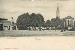 TARBES Place  Marcadieu  (scan Recto-verso) Ref 1012 - Tarbes