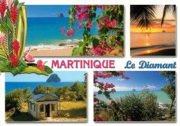 MARTINIQUE  Multivue Du Village Du Diamant (scan Recto-verso) Ref 1010 - Autres & Non Classés