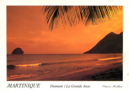 MARTINIQUE Coucher De Soleil Sur La Baie Du Diamant (scan Recto-verso) Ref 1010 - Autres & Non Classés